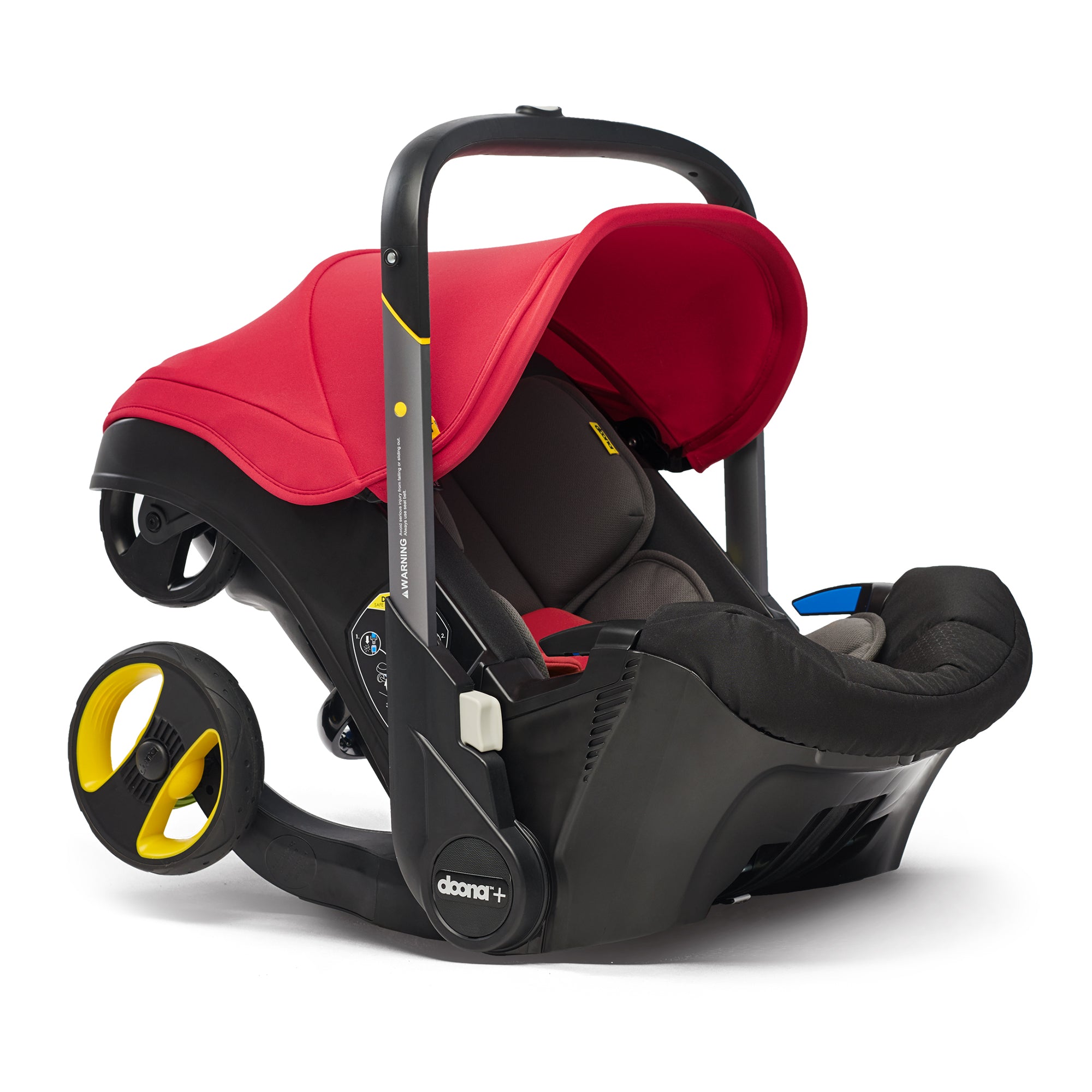 Red doona car seat hotsell