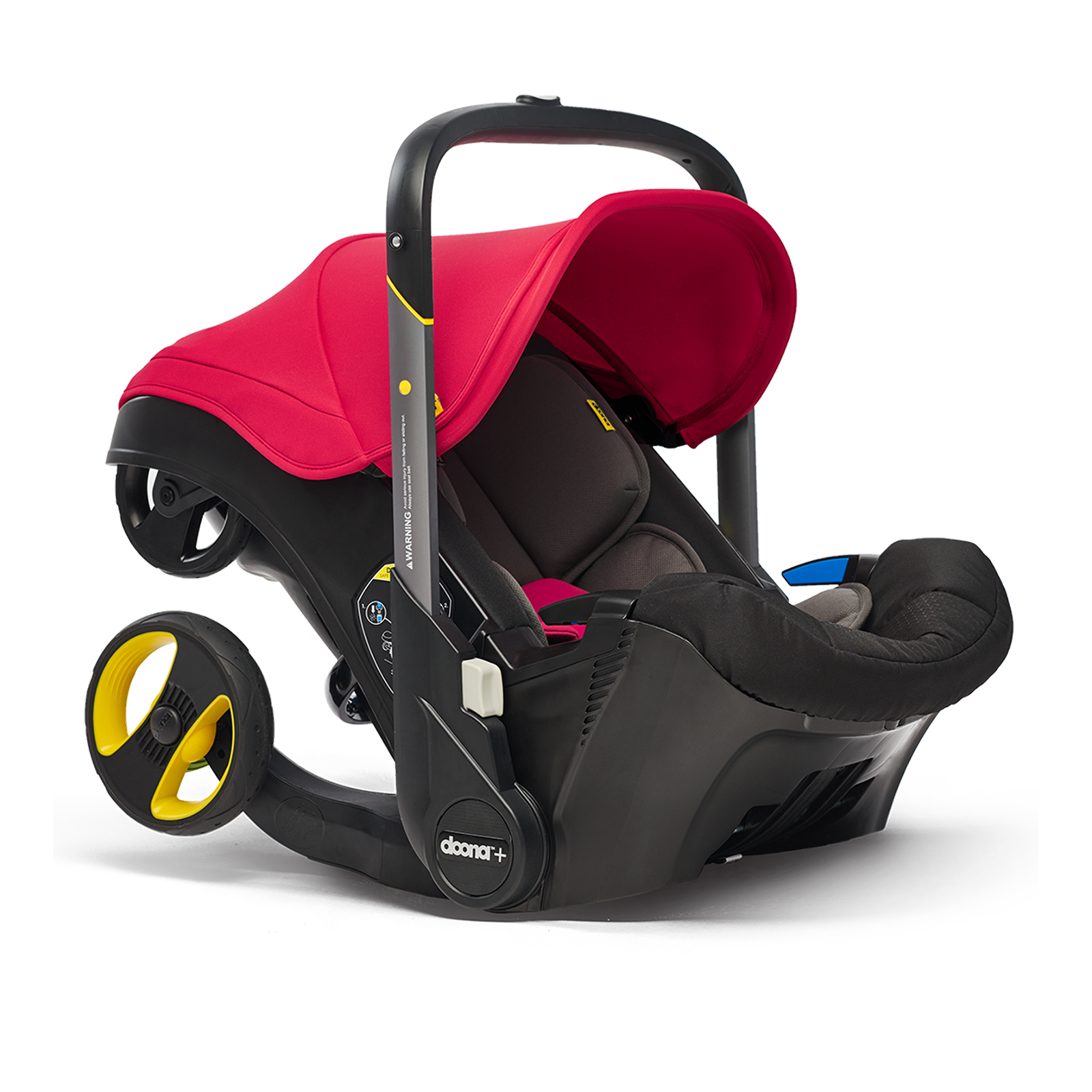 Aylo Dark Slate 11pc Travel System inc Doona Flame Red Car Seat Junior Jones