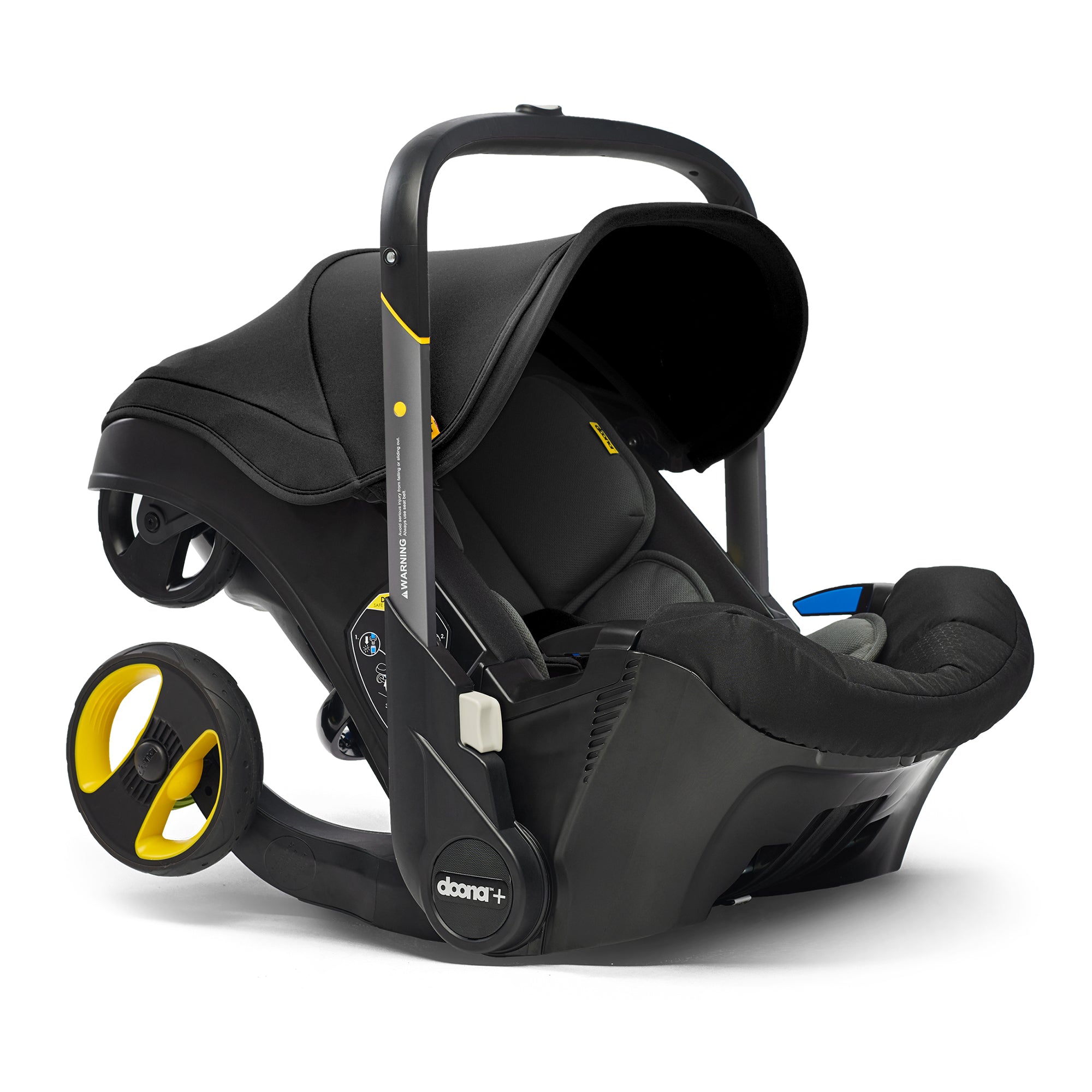 Aylo Rich Black 6pc Travel System inc Doona Nitro Black Car Seat